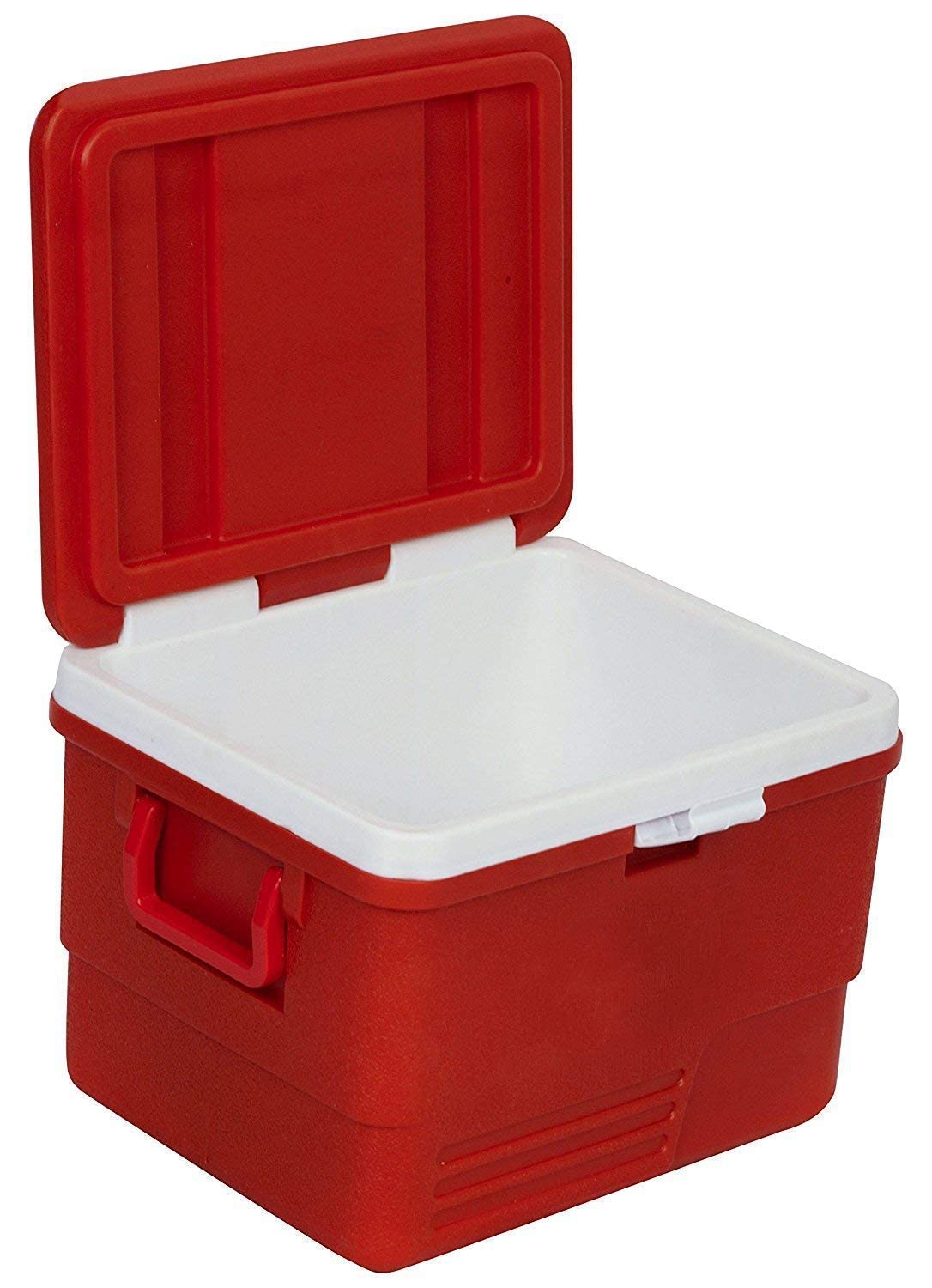 Multi Storage Insulated Chiller Ice Box | Standard Size for Travel Party Bar Ice Cubes | Cold Drinks | Outdoor and Picnic Usable Cold Drink Storage Ice Chiller Basket (1Pcs) (Red, 25 Liter)-image-3