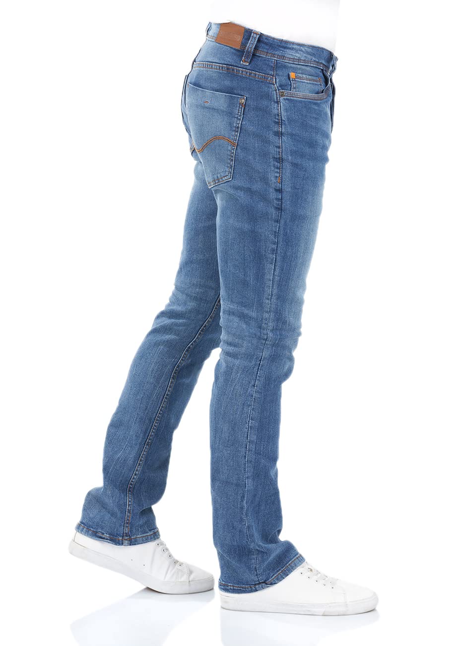 riverso RIVFalko - Pantalones vaqueros para hombre (29 W, 40 W, 30 L, 36 L), color negro, azul y gris