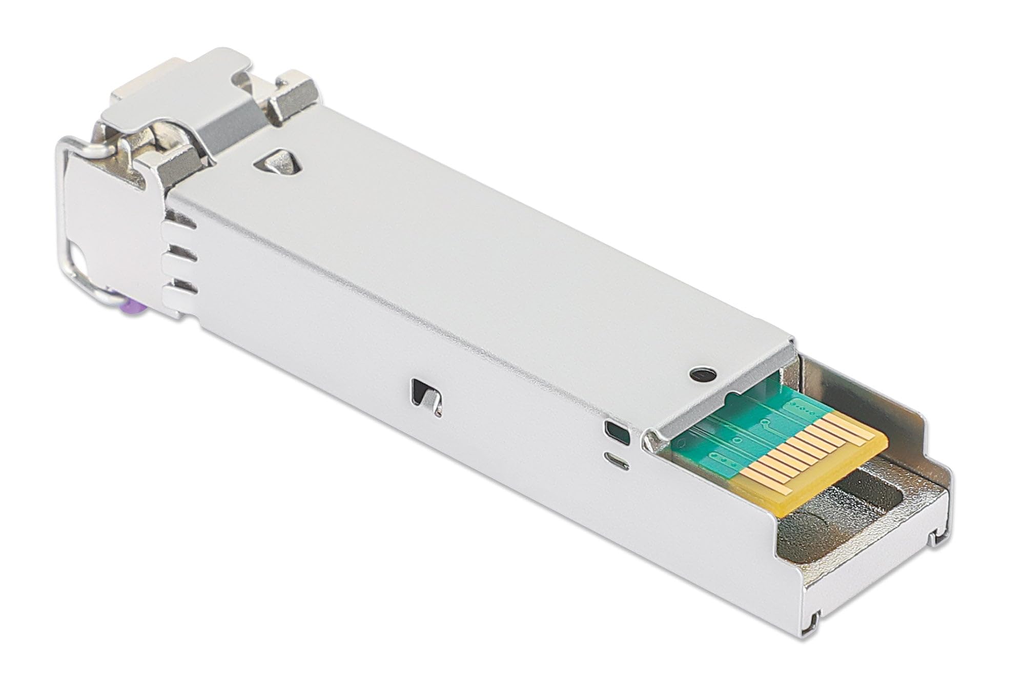 Intellinet Transceiver SFP Fibra Ottica Monomodale LC 1000Base-BX Bidirezionale WDM Silver