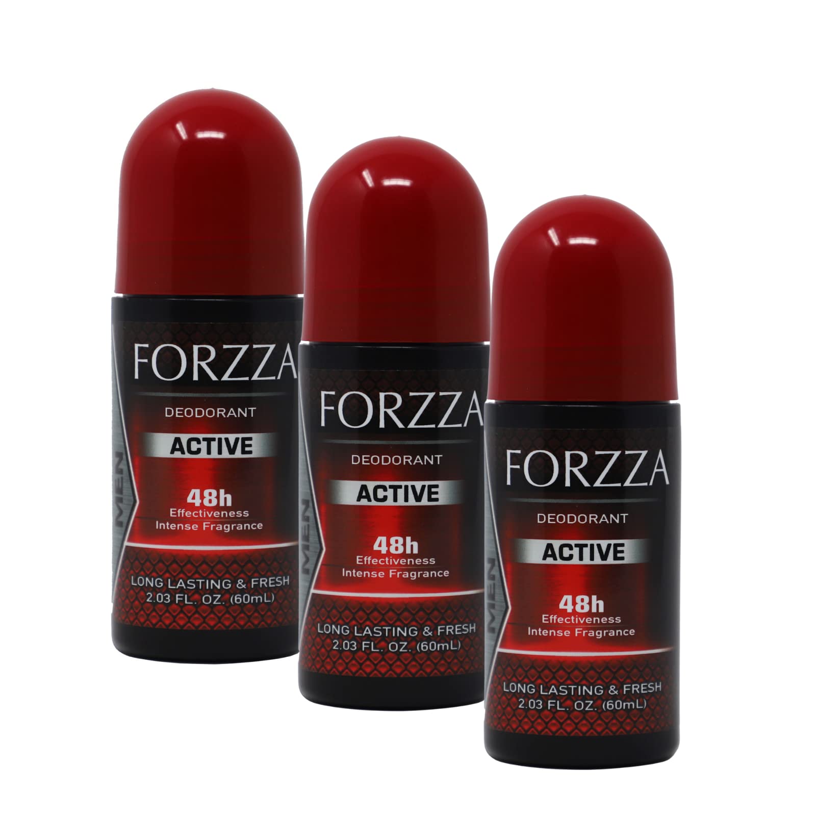 Roll-on Deodorant Active, 3-pack Of 2.03 Oz each, 3 Roll-On Bottles