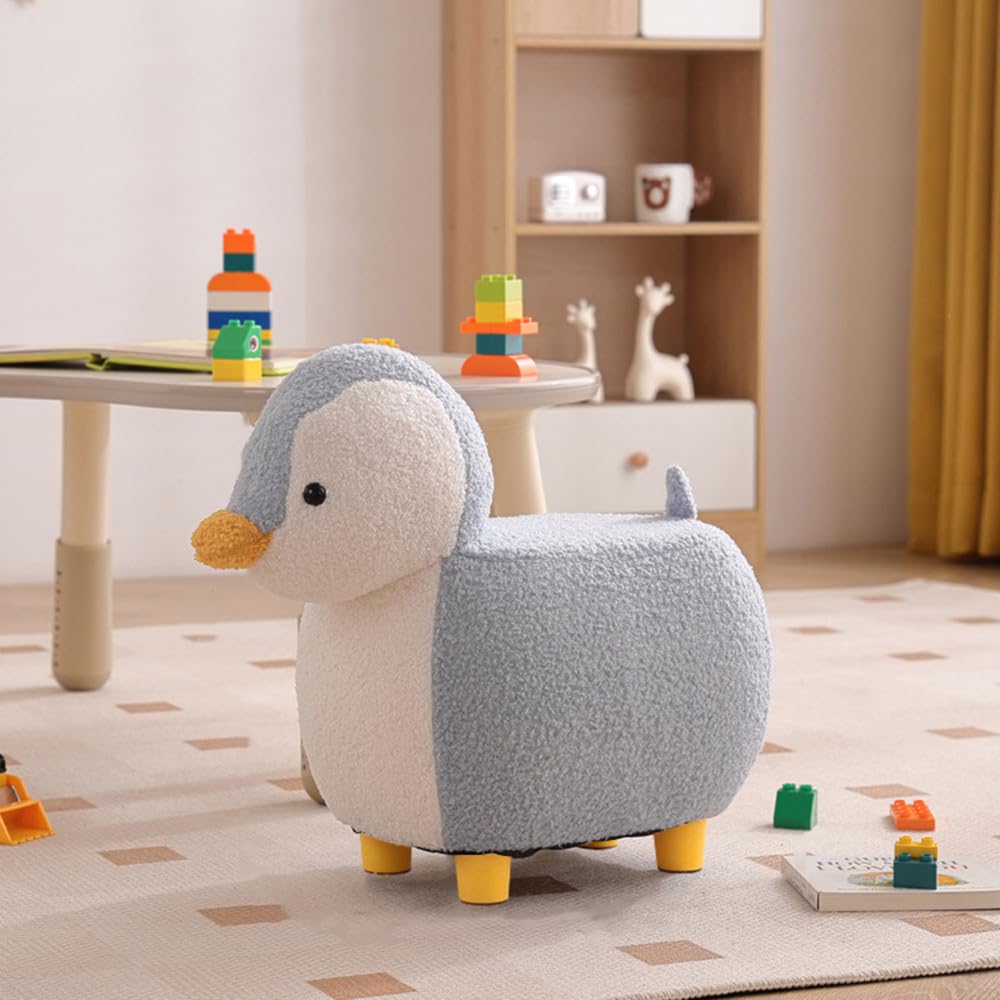 4脚 アニマルチェア OL-ST キッズチェア 天然木 フランネル生地 チェア