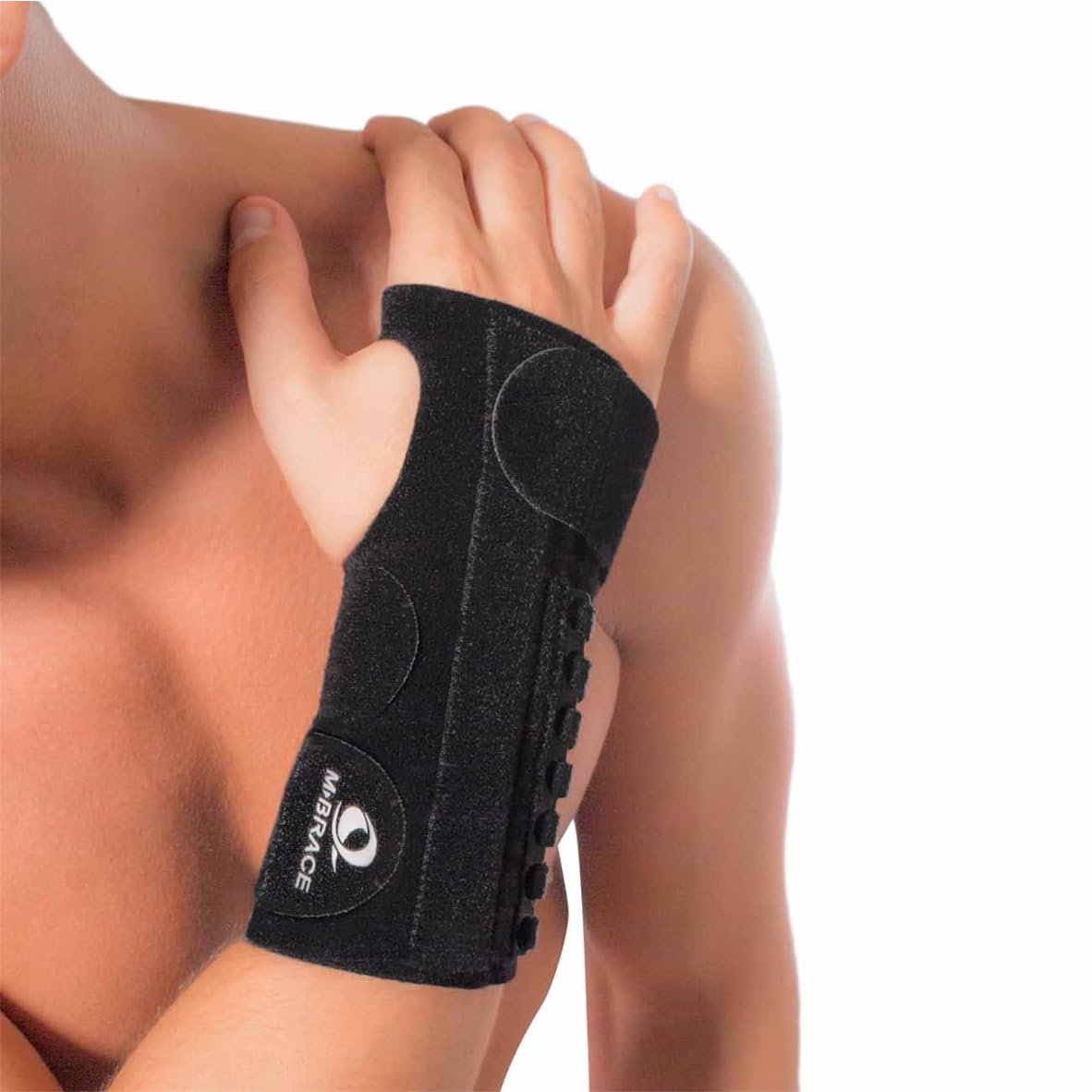 V-136RR Wrist Splint Right Regular Black Carpal Tunnel Relief Brace Mbrace Air Wrist Wraps Wrist Bands Wrist Support