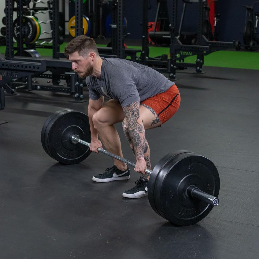 Amazon.com : Titan Fitness Titan Series Olympic Deadlift Barbell