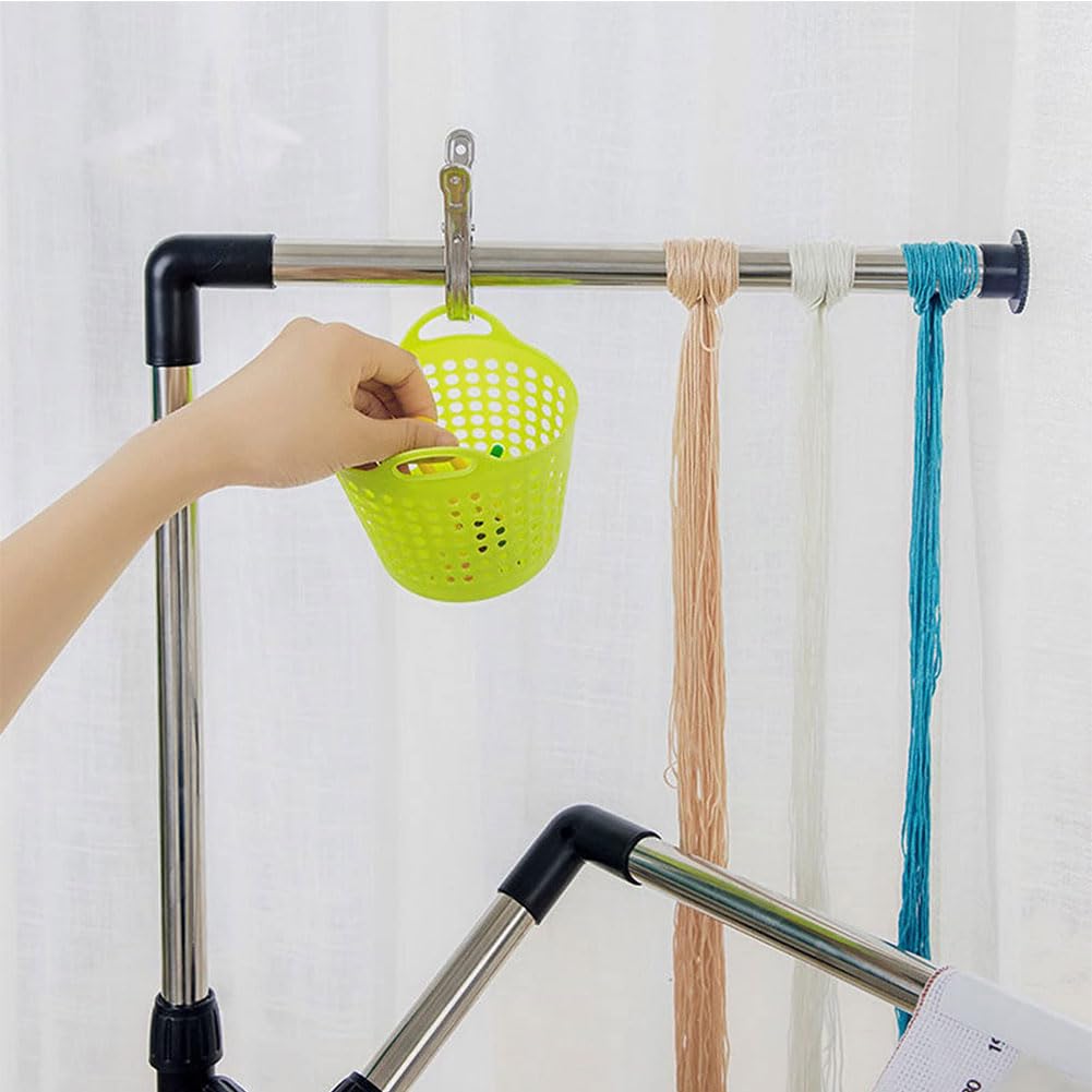 Bastidor de Bordado rodante Ajustable, Apto para Punto de Cruz, Costura y Otras Manualidades: portátil, de Altura Regulable y fácil de Mover, lo Que lo Hace Ideal para los Aficionados a Las
