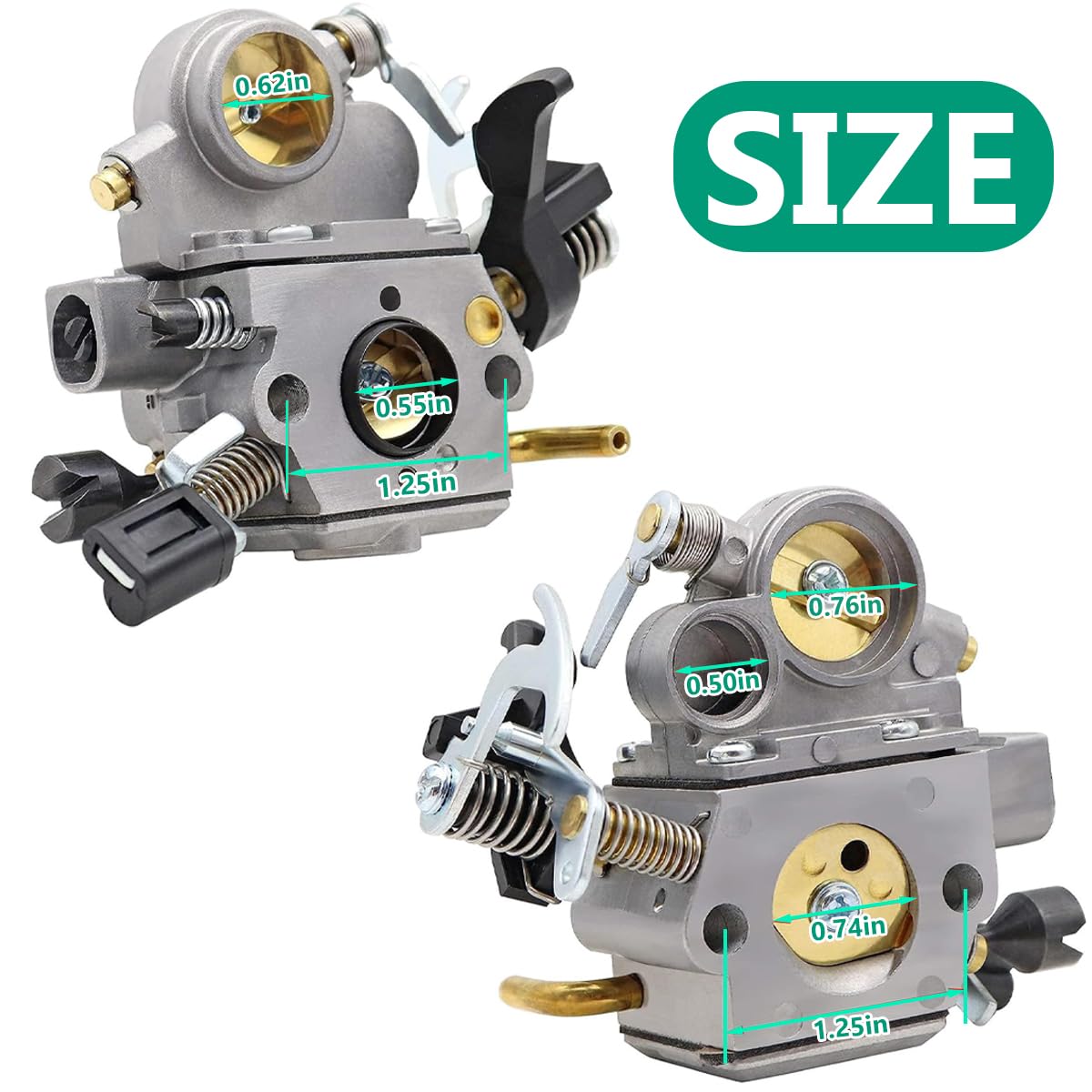 Qiuwanzia MS391 Carburetor Kit for MS311 MS311Z MS311C MS391 PN WTE-9A WTE-17 for Zama C1Q-S211 C1Q-S211B C1Q-S213 Replace Parts 1140 120 0601 1140 120 0605 - Image 2