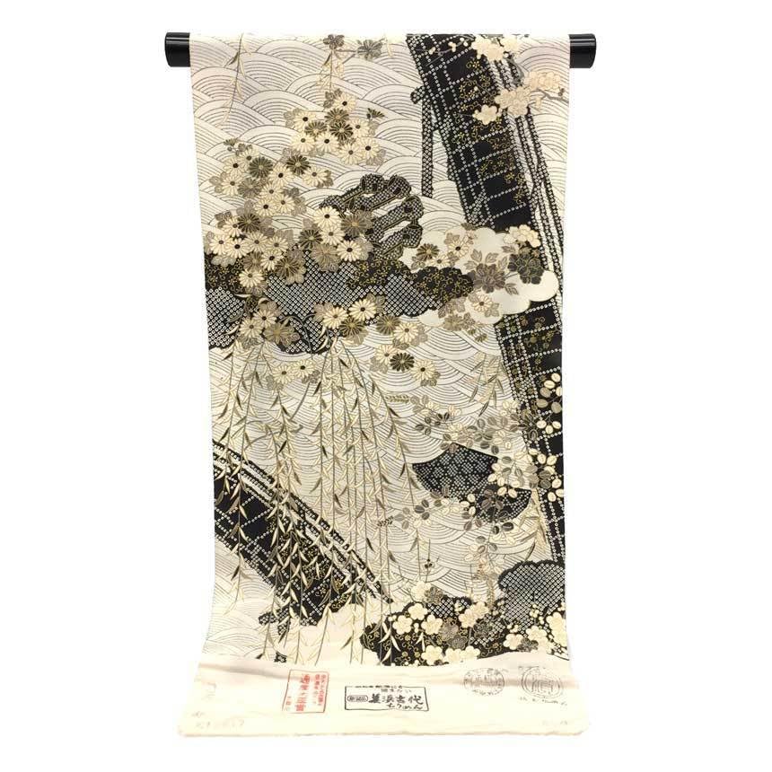 Amazon.co.jp: 京やN102 特選反物「美浜古代ちりめん」 浜ちりめん  