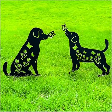 TIGGSY Dog Decorative Garden Stakes Cover