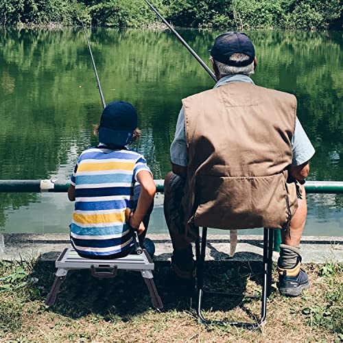 Garfatolrv Safety Rv Steps Aluminum Folding Platform Step With Night Self Luminous Tape Non-Slip Rubber Feet And Handles Rv Step Stool Holds Up To 1000 Lbs #TOP4