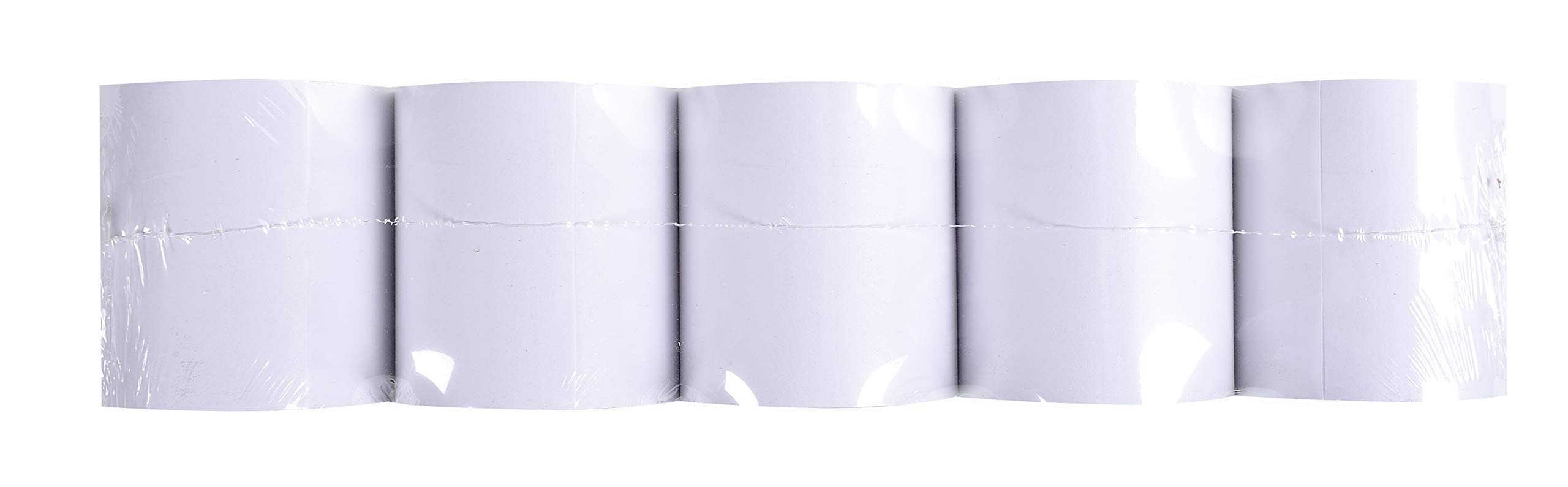 Exacompta Bobinas para Cajas, pack de 50, 1 Capa Blanca, 60 g / m2 , 76 x 70 x 12 mm, 44 m