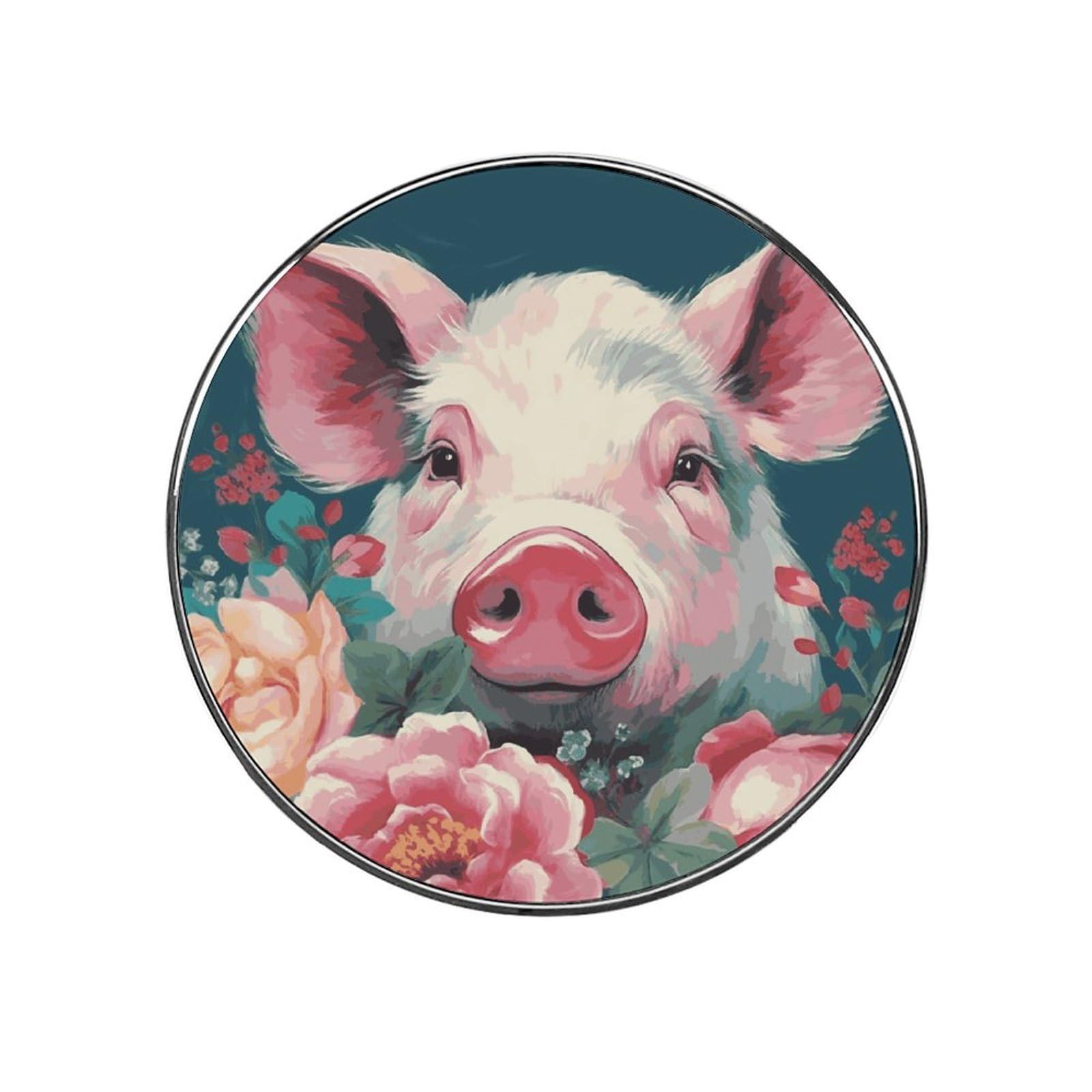 Adfgyerh Style Smiling (11) Refrigerator Magnets Circular Design，Stickers Home Decorations，Fridge Magnets For Fridge Plant Lovers Kitchen Office Locker Whiteboard Car Garage Decor.