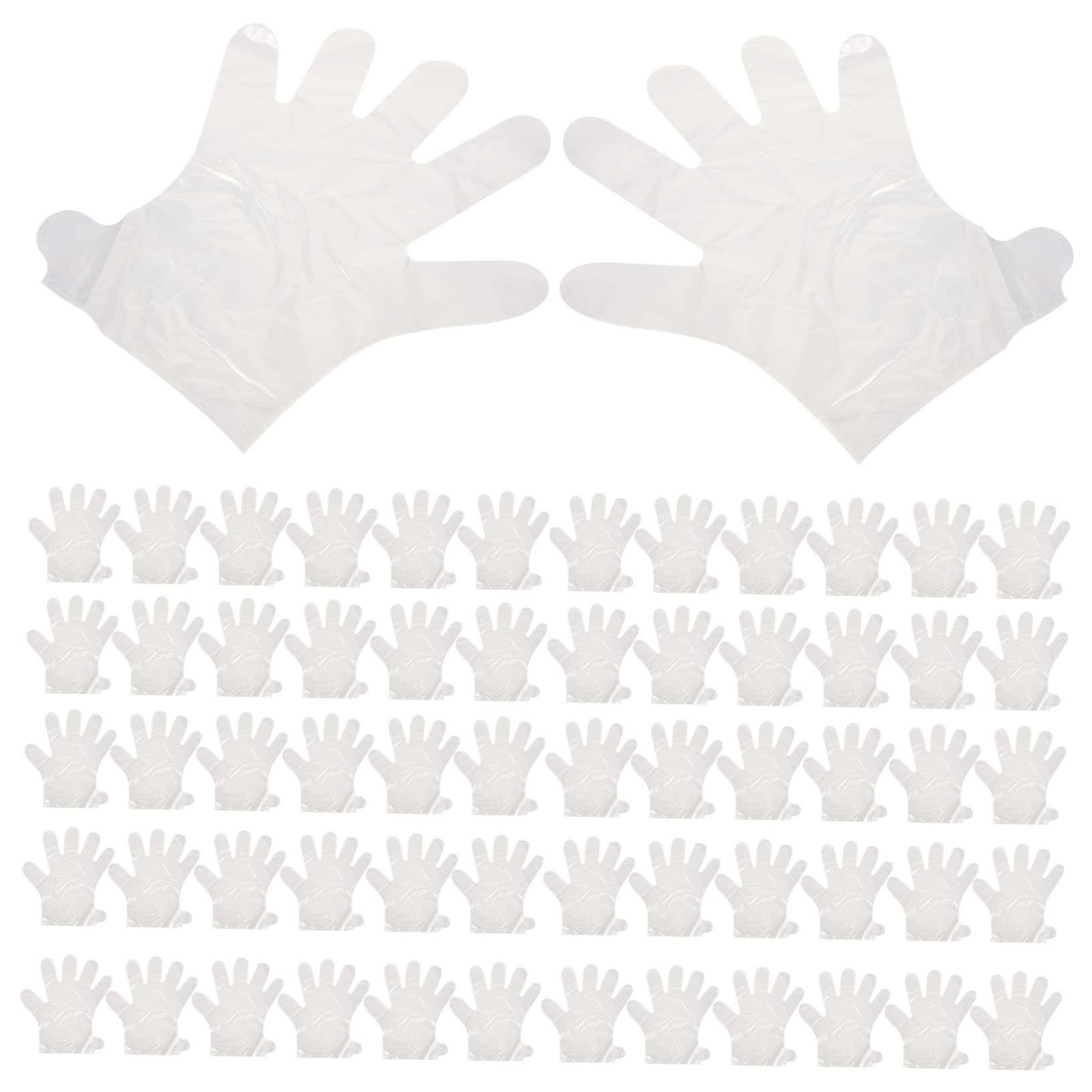 Sosoport 300pcs Household Gloves BBQ Gloves for Dishwashing for Grilling Strong Grip Kitchen Outdoor Use