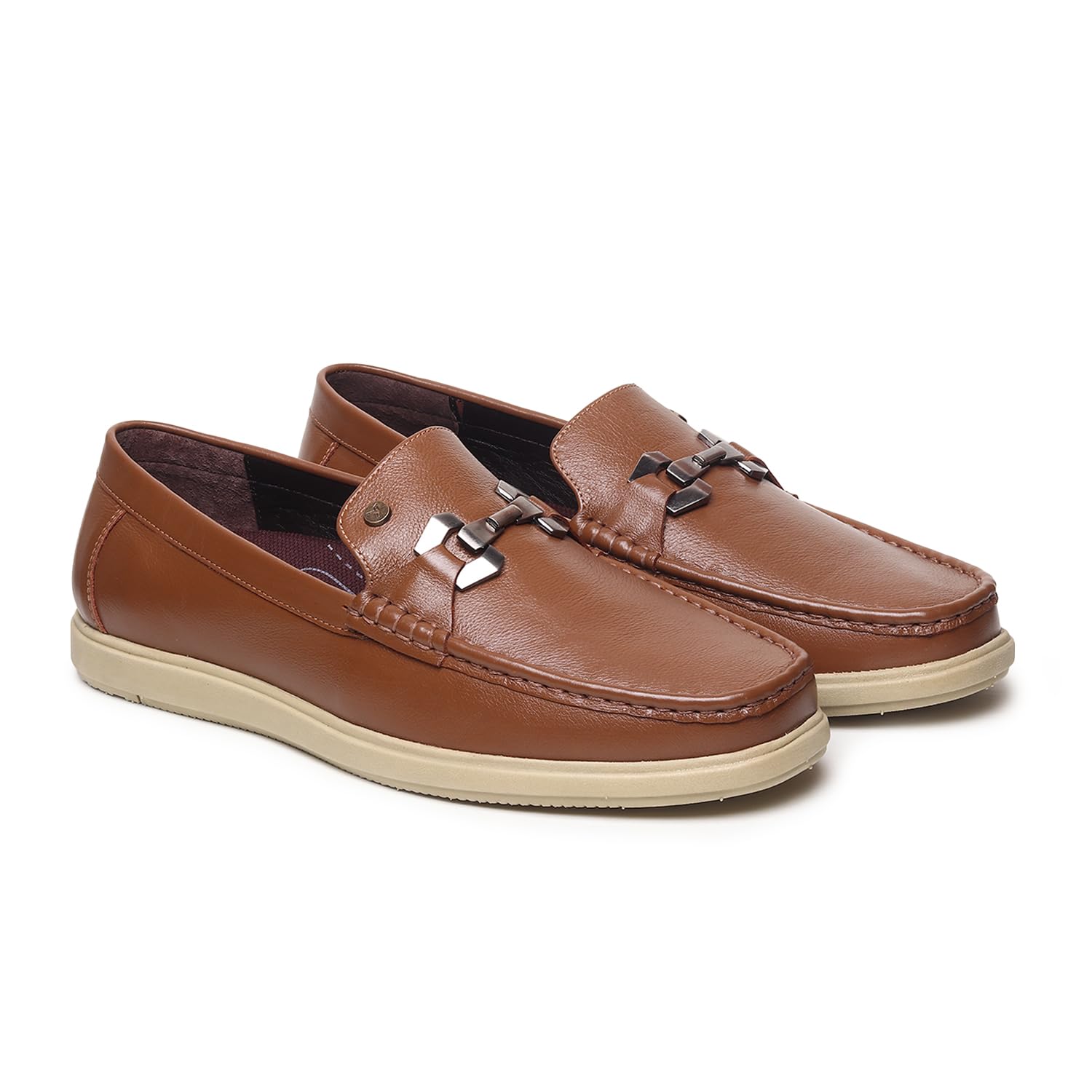 YOHO Lofos Men 004 | Leather Slip-On Loafers | Stylish, Flexible Shoes with Footpharma Footbed | Comfortable Party, Office & Casual Footwear