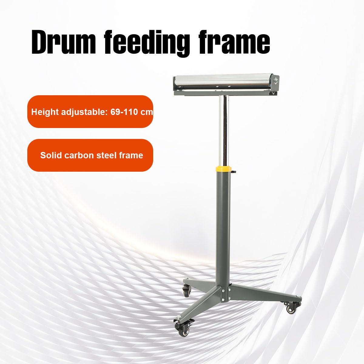 Rollenbock Höhenverstellbar 40cm Rolle, Standfeste Materialstütze 100 kg