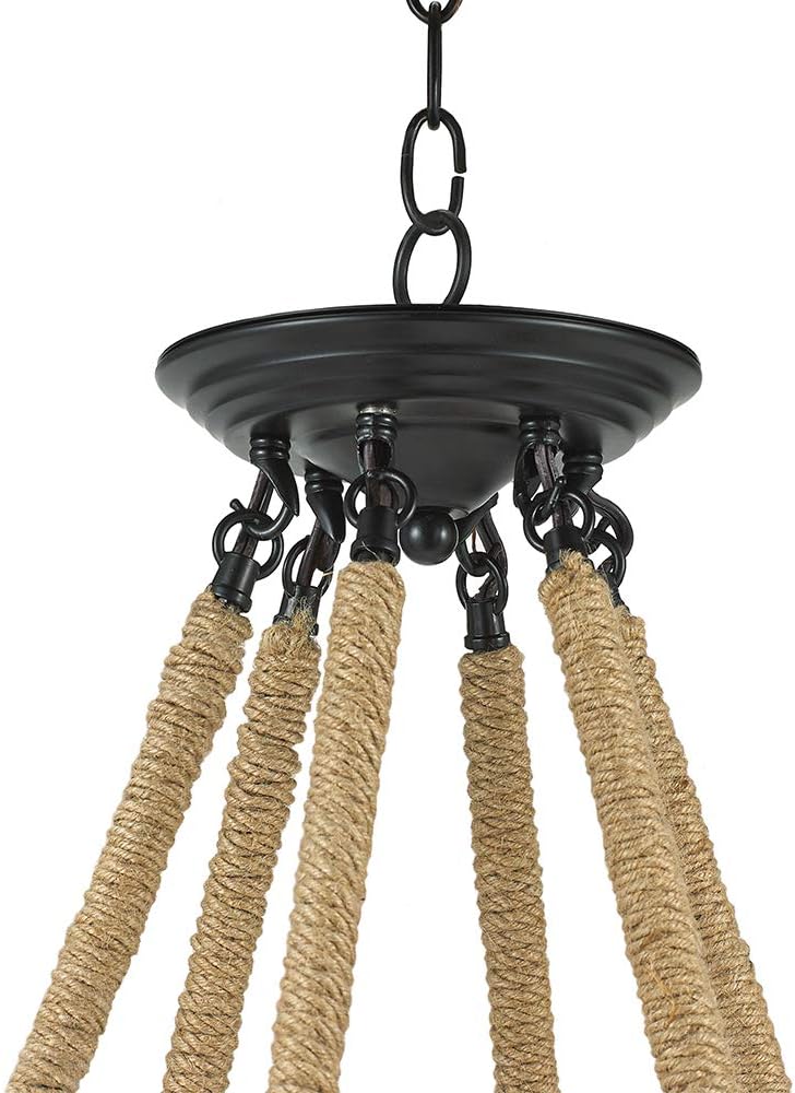 Best Deal Product Amazon Brand – Stone & Beam Modern Rustic Farmhouse Rope Wagon Wheel Ceiling Pendant Chandelier Fixture With 5 Dimmable Vintage Light Bulbs - 22 x 22x 27.5 Inches Flash Sale Amazon Brand – Stone & Beam Modern Rustic Farmhouse Rope Wagon Wheel Ceiling Pendant Chandelier Fixture With 5 Dimmable Vintage Light Bulbs - 22 x 22x 27.5 Inches