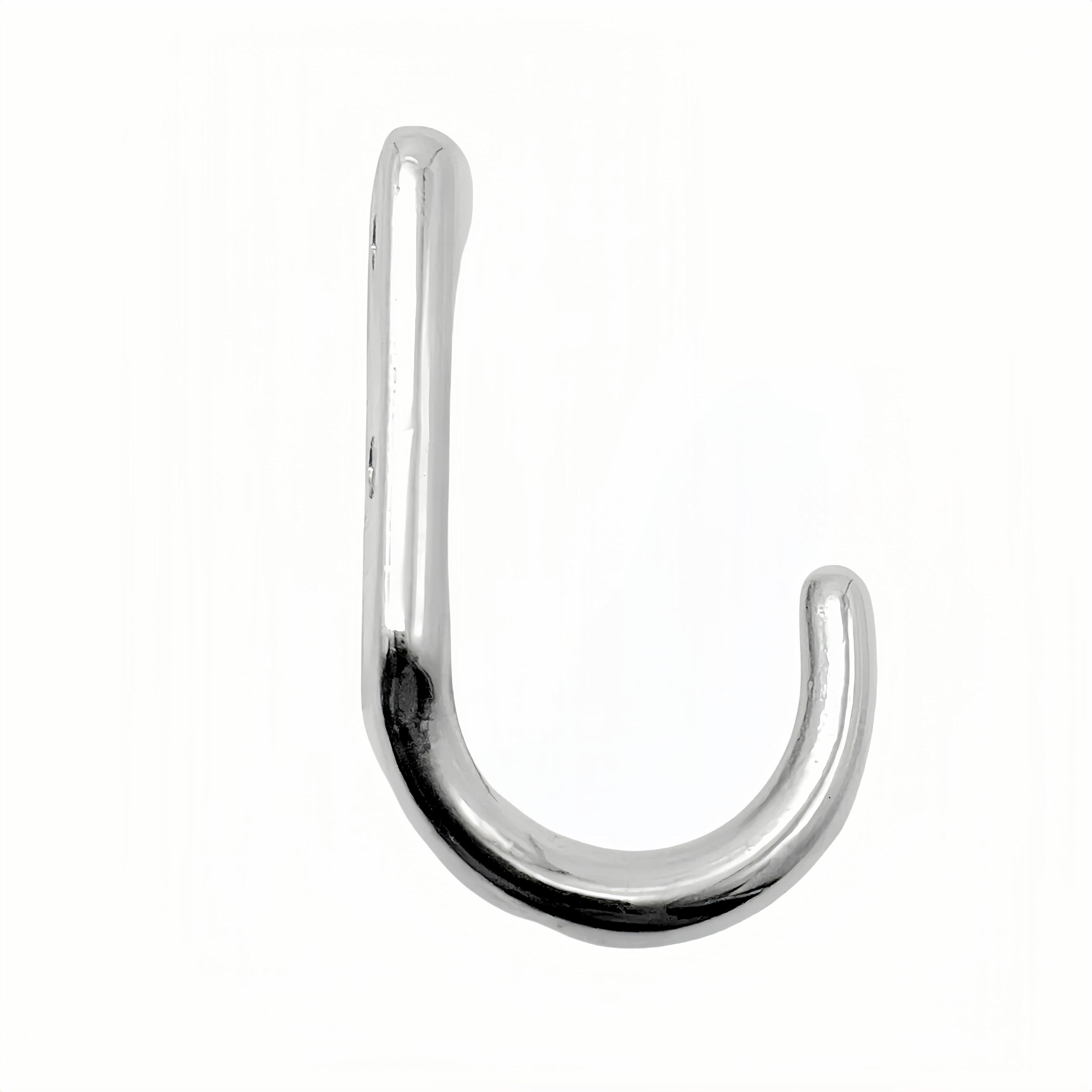 Ganchos de pared de acero inoxidable 316 de alta resistencia, gancho de pared de grado marino, gancho para colgar en la pared, gancho de garaje, ganchos de almacenamiento con tornillo (paquete de 6)