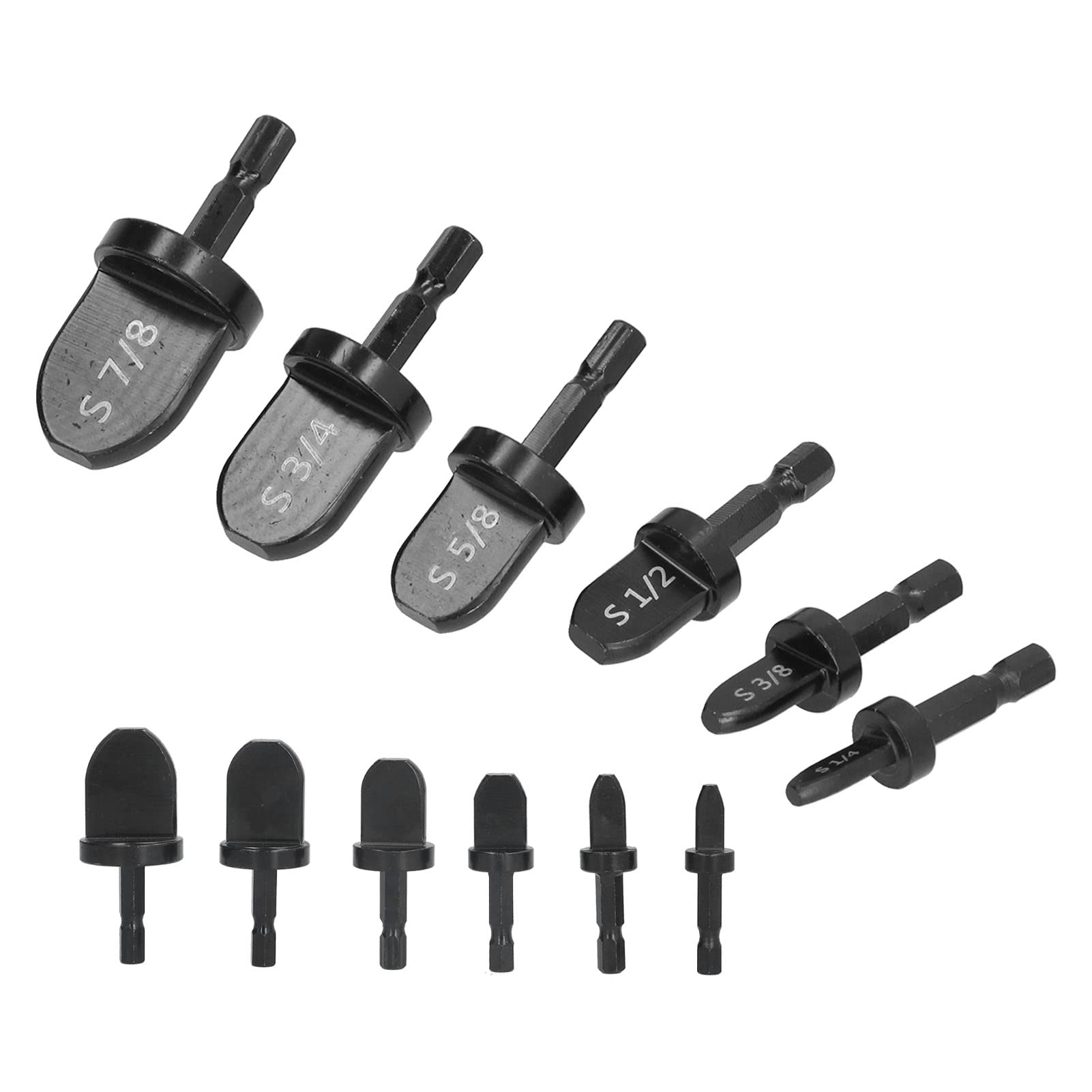 6PCS Kupferrohr Expander Werkzeuge Set, Manuelles Rohraufweiter Kupferrohr Aufweiter, Bördelwerkzeug Aus Lagerstahl Für Kupferrohre, Klimaanlagen Installation Wartung