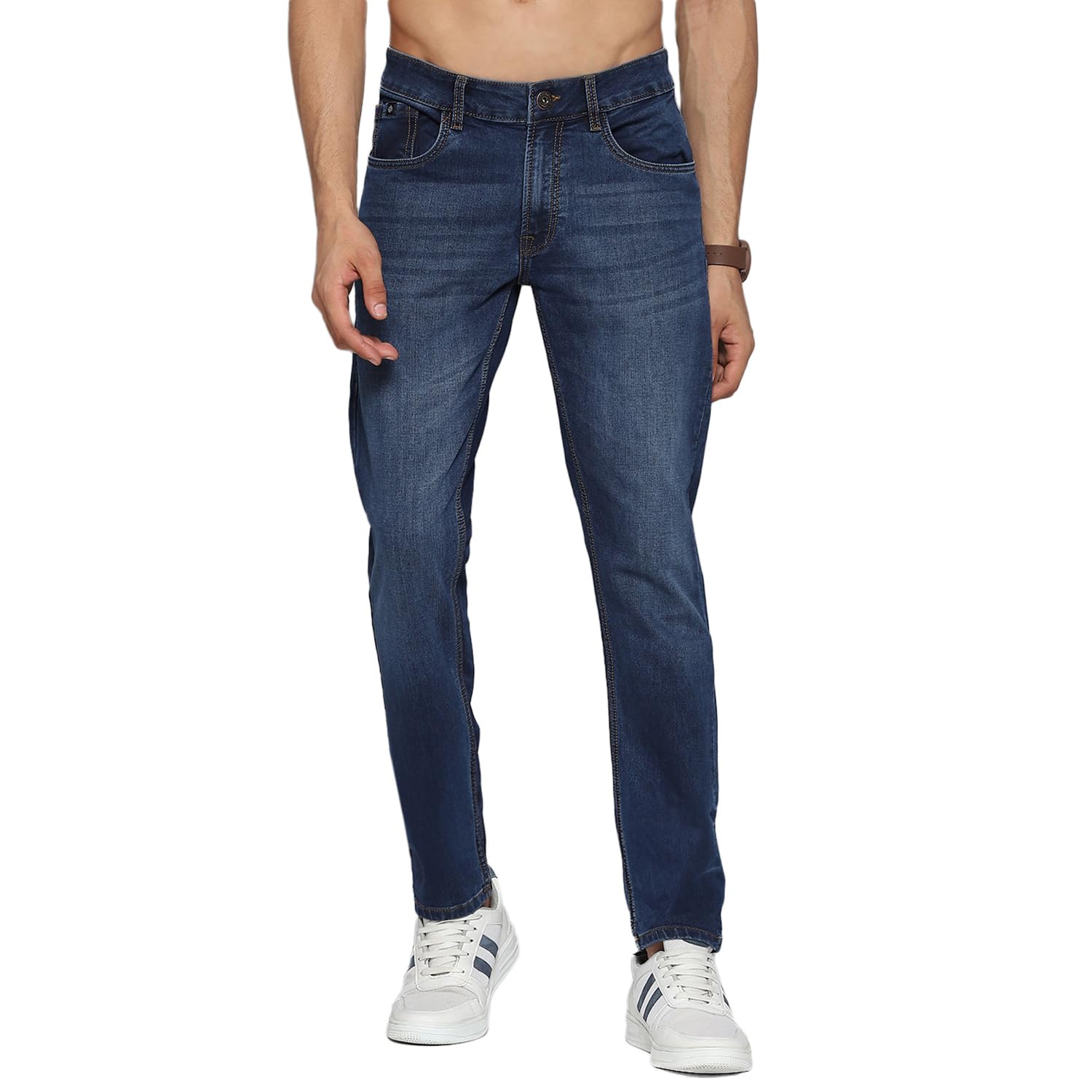 cloak & decker by Monte Carlo Mens Regular Fit Mid Rise Denim-picture-48
