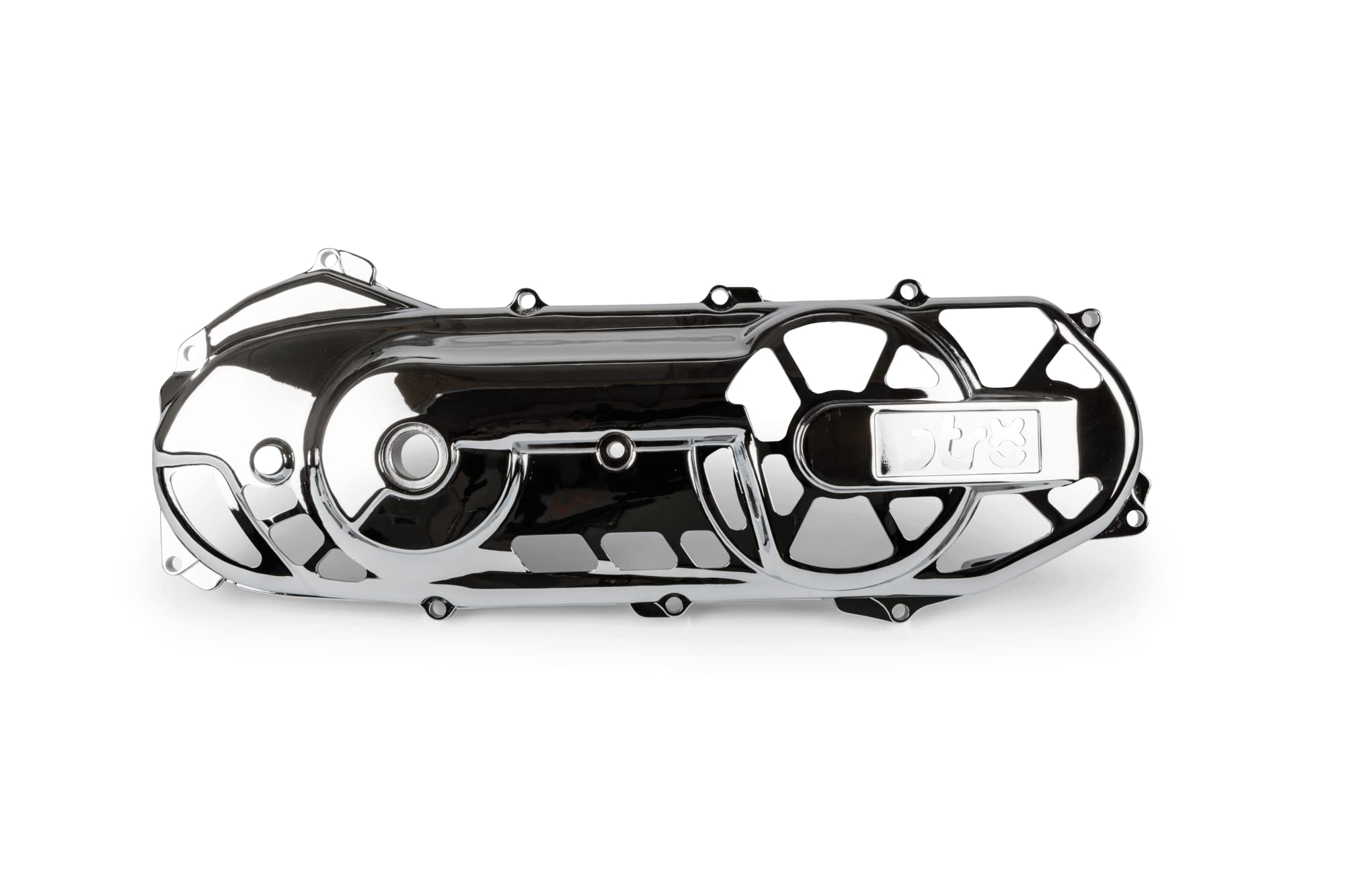 Coperchio per alloggiamento motore STR8 Extreme Cut Minarelli lungo, cromato