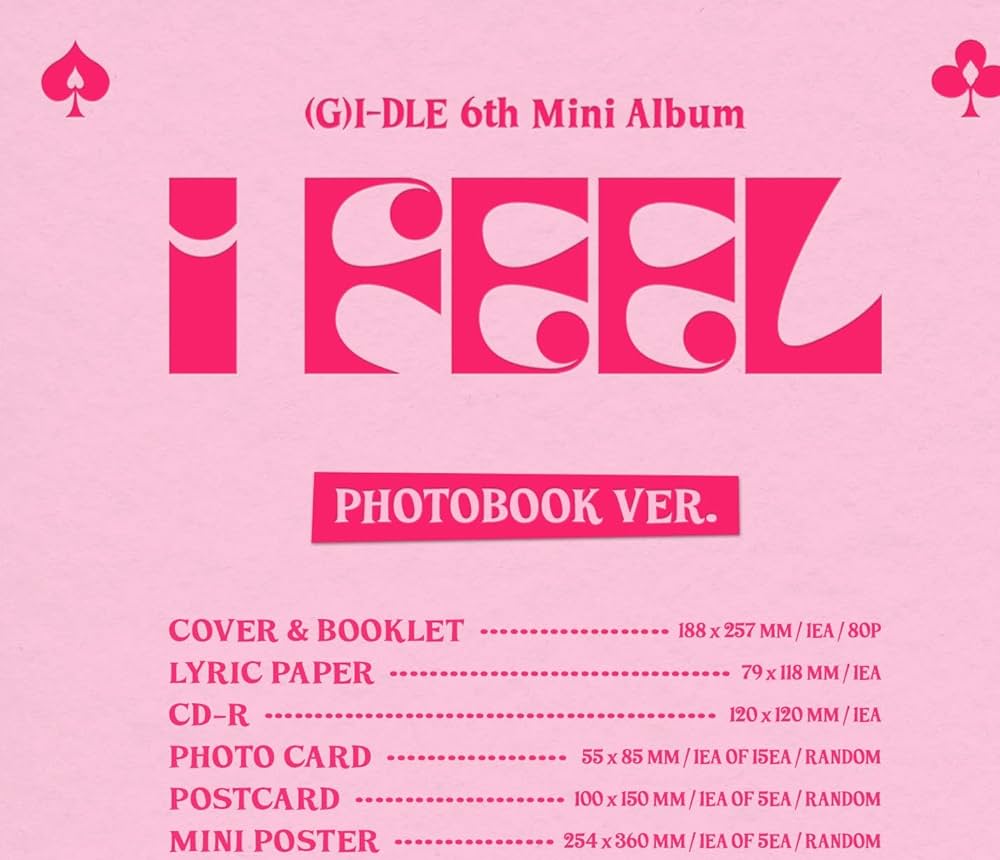 Amazon.co.jp: (G)I-DLE 6th 'I feel (PhotoBook Ver.)'(韓国盤
