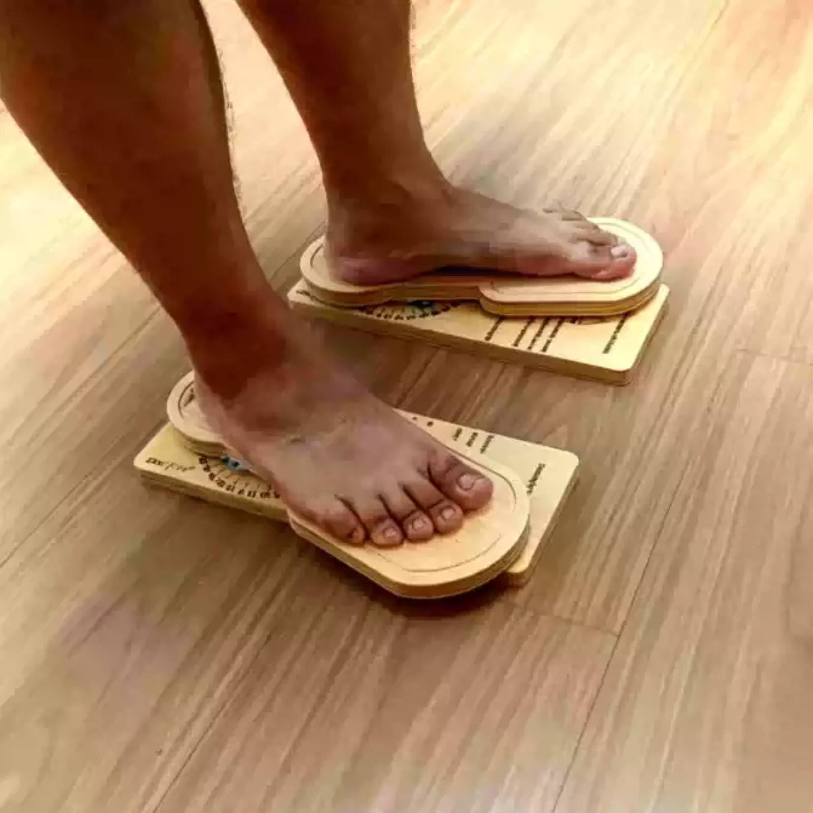 Baoblaze Entrenador de Arco Plantar Tabla de Pie Tablero de Equilibrio de Madera con Diseño Ergonómico para Alineación Correcta del Pie Adecuado para Rutinas