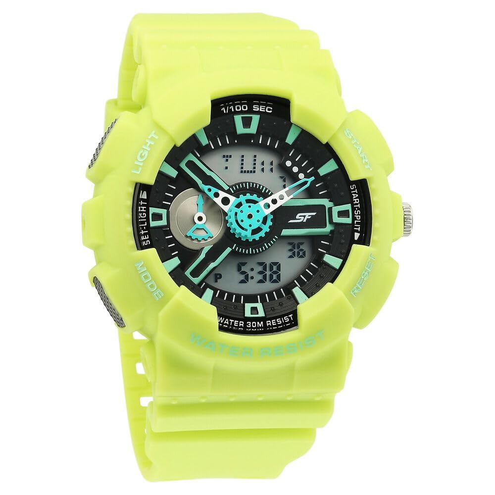 SF Dreamer Series Quartz Digital Analog Digital Black Plastic Strap for Men-77132PP09W (B0CSPPDR92) Amazon Price History, Amazon Price Tracker