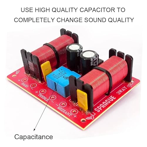 Drisentri 150W 3 Way 3 Speaker Unit Hifi Home Speakers Audio Frequency Divider Crossover Filters #TOP4