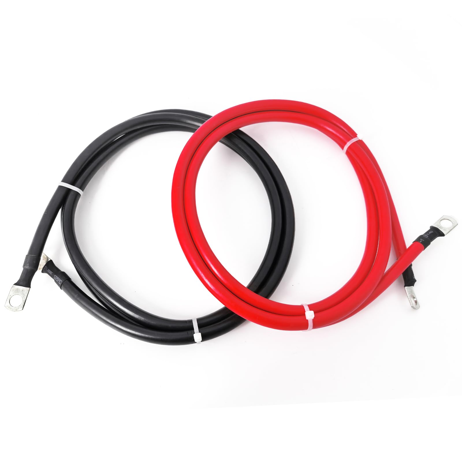 2 AWG Battery Cable Set 3 ft