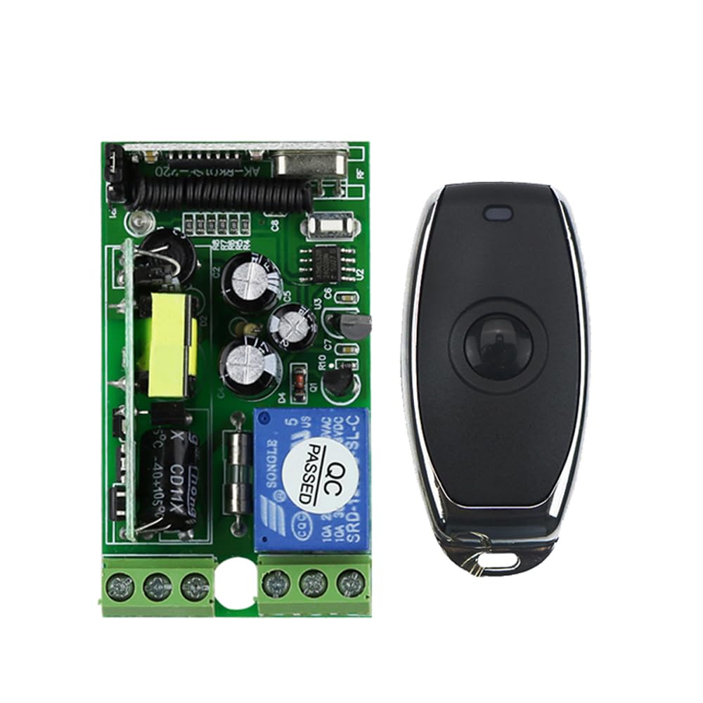 Interrupteur télécommande sans fil universel pour motorisation 85-250V