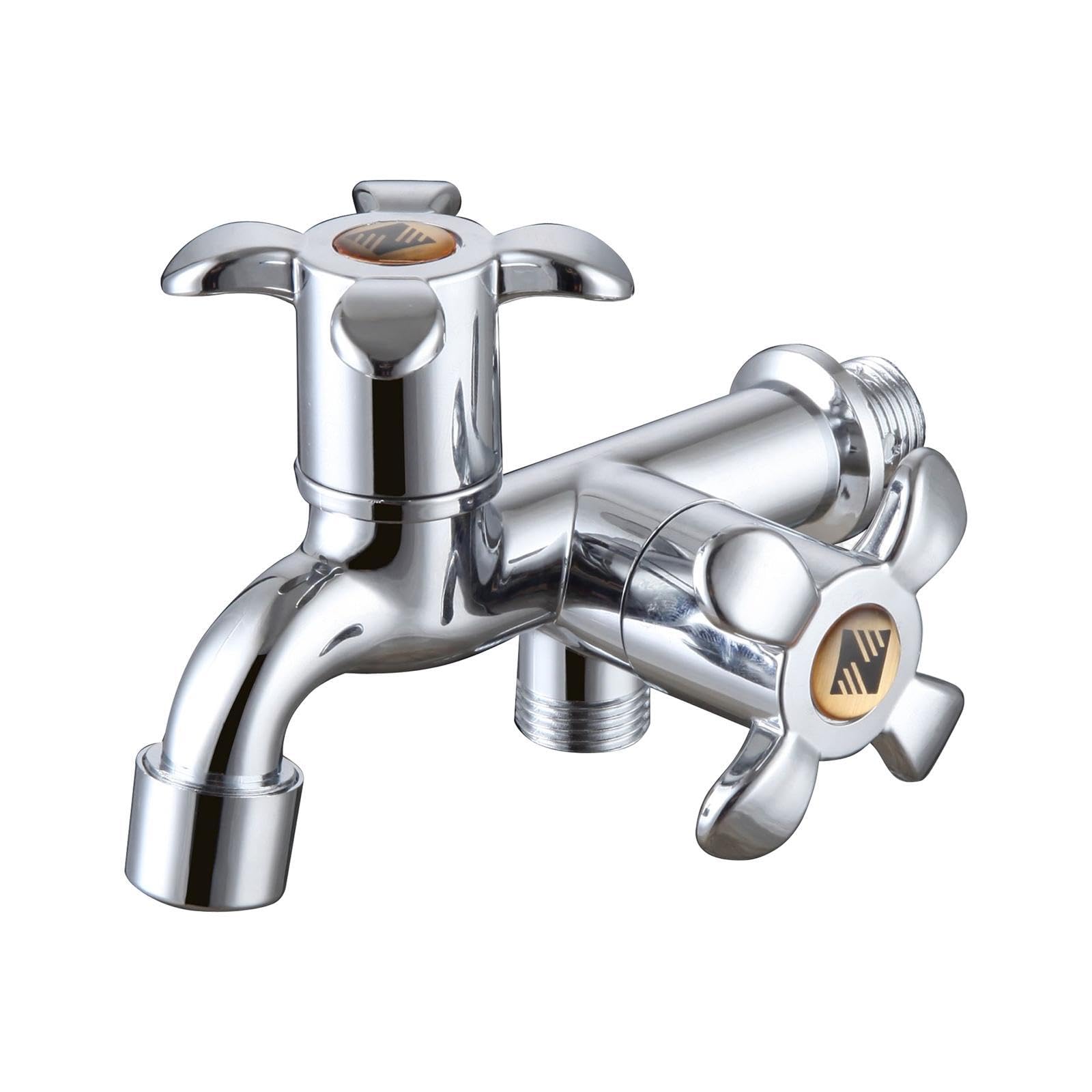 Zambuph Wall Mounted Faucet G1/2 Water Faucet Designed For Efficient Bathroom And Garden Which Not Affect Each Other Balcony Mop Sink Taps Garden Tap Single, Style F