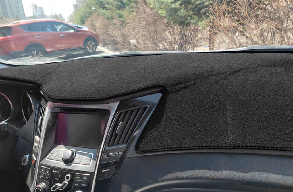 Dash Cover Mat Custom Fit for Hyundai Sonata 2011 2012 2013 2014, Dashboard Cover Pad Protector F81