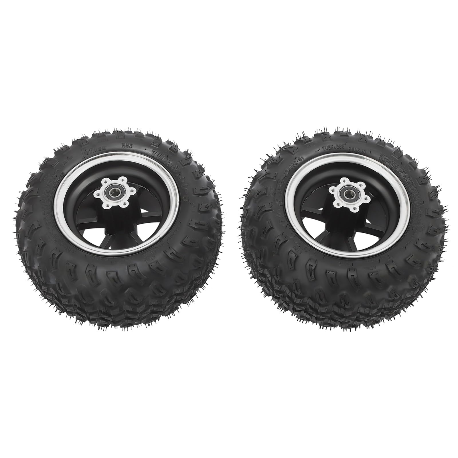 Set di ruote doppie, set di ruote con luci di controllo della batteria e interruttore a pulsante, motore Drive Air Wheel Conversion Kit per scooter elettrico e scooter da spiaggia, leva del