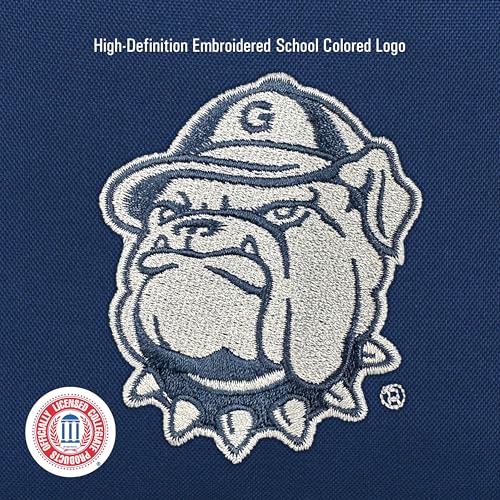 Image of JanSport NCAA Officially Licensed Backpack, Georgetown Hoyas, Superbreak Plus with Padded 15'' Laptop Sleeve, Spacious Computer Bag for Men & Women, Durable Daypack with Bottle Pocket, Navy