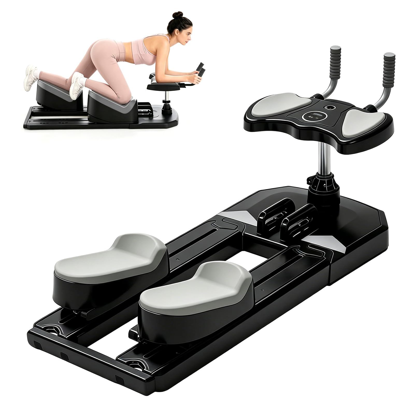 6-in-1 Wirbelsäulentrainer, Krabbeltrainingsgerät mit LED-Zähler
