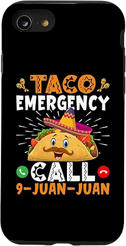 iPhone SE (2020) 7 8 Taco Emergency Call Nine-Juan-Juan, divertido estuche para disfraces de tacos iPhone SE (2020) 7 8 Taco Emergency Call Nine-Juan-Juan, divertido estuche para disfraces de tacos