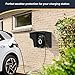 Bonnary WallBox Electric Vehicle Charging Station Protective Roof Accessories Charging Post Roof Stainless Steel Cover Weatherproof