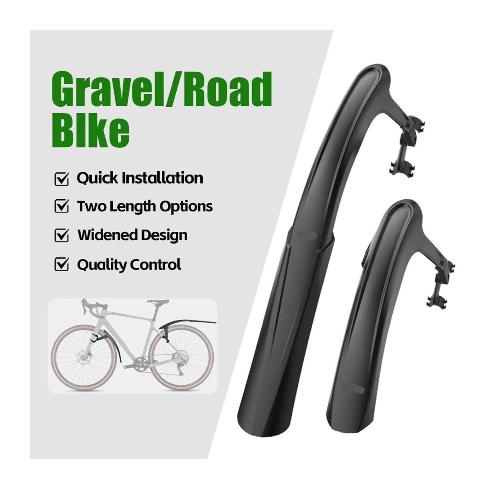 Garde-boue de vélo gravier route garde-boue à dégagement rapide PP 700C