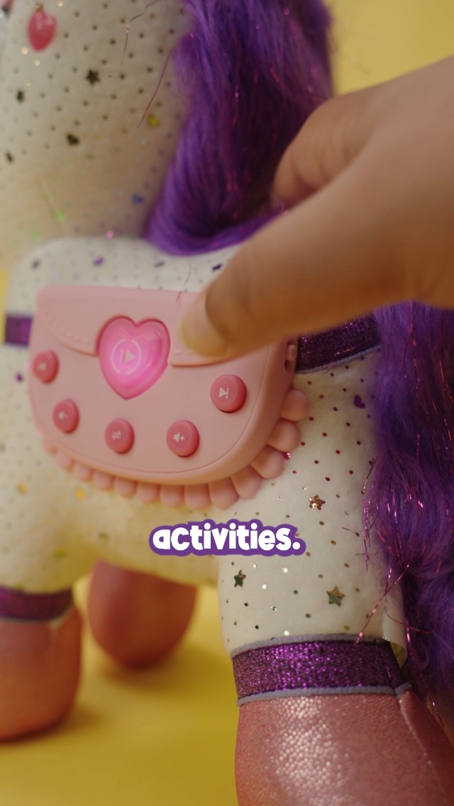 ZeeZee Unicorno Parlante - Peluche Interattivo Con Storie, Musica E Giochi Per Bambini 3-6 Anni