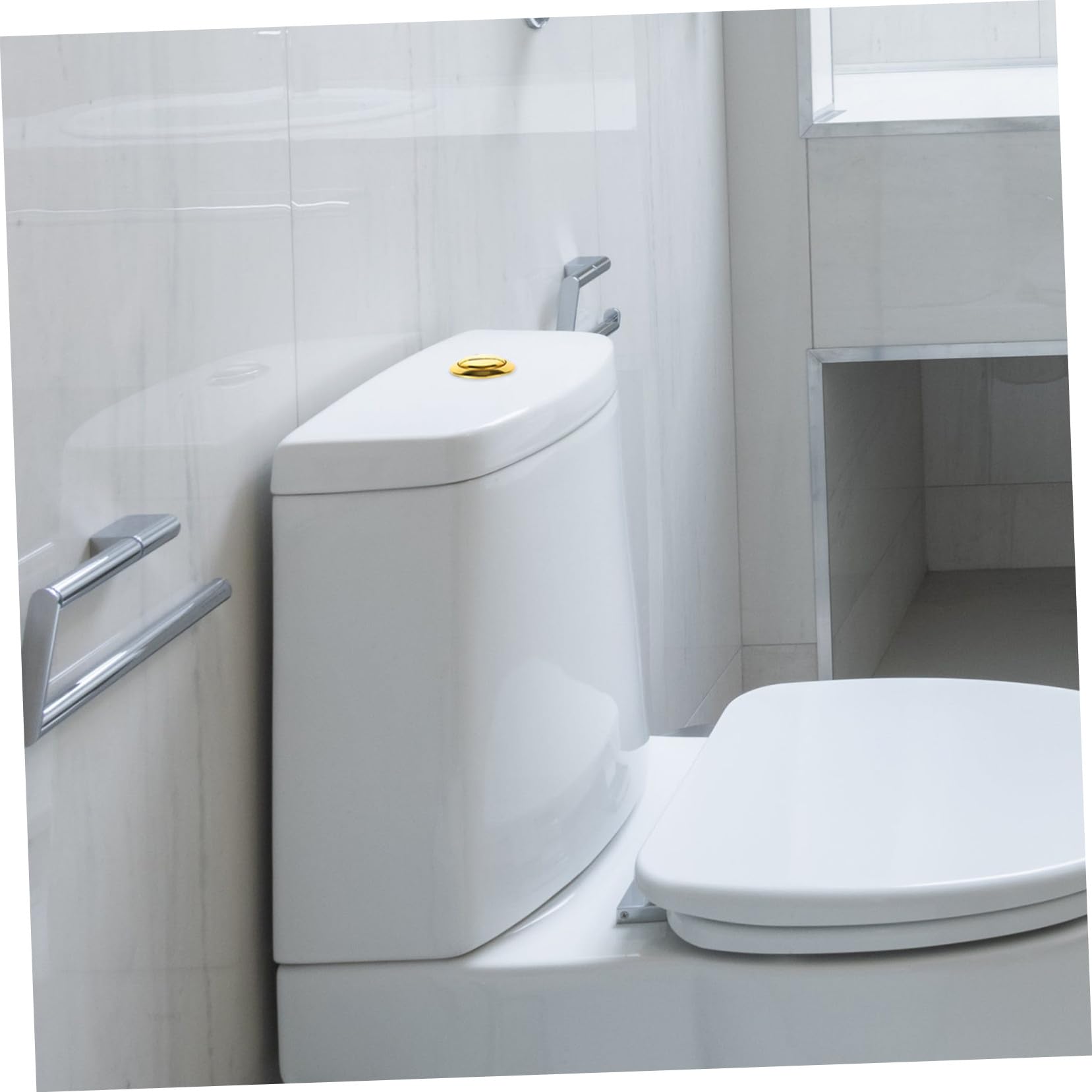Botón Pulsador Doble Descarga para Inodoro Resistente y Fácil Instalación Repuesto para Cisterna Baño Ahorro Agua Accesorio Duradero y Seguro para Tanque Flushing