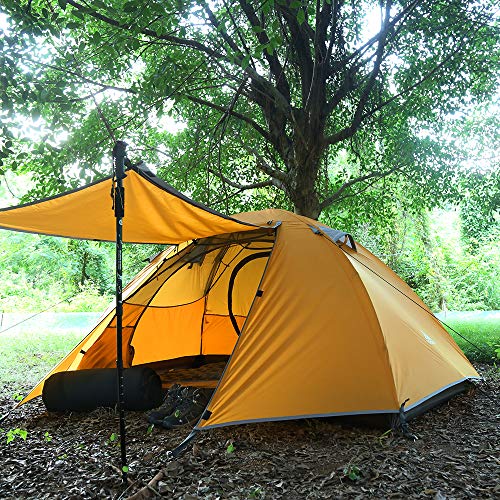 Forceatt Camping Tent 2/3/4 Person, Professional Waterproof & Windproof Lightweight Backpacking Tent Suitable for Outdoor,Hiking,Glamping, Mountaineering and Travel