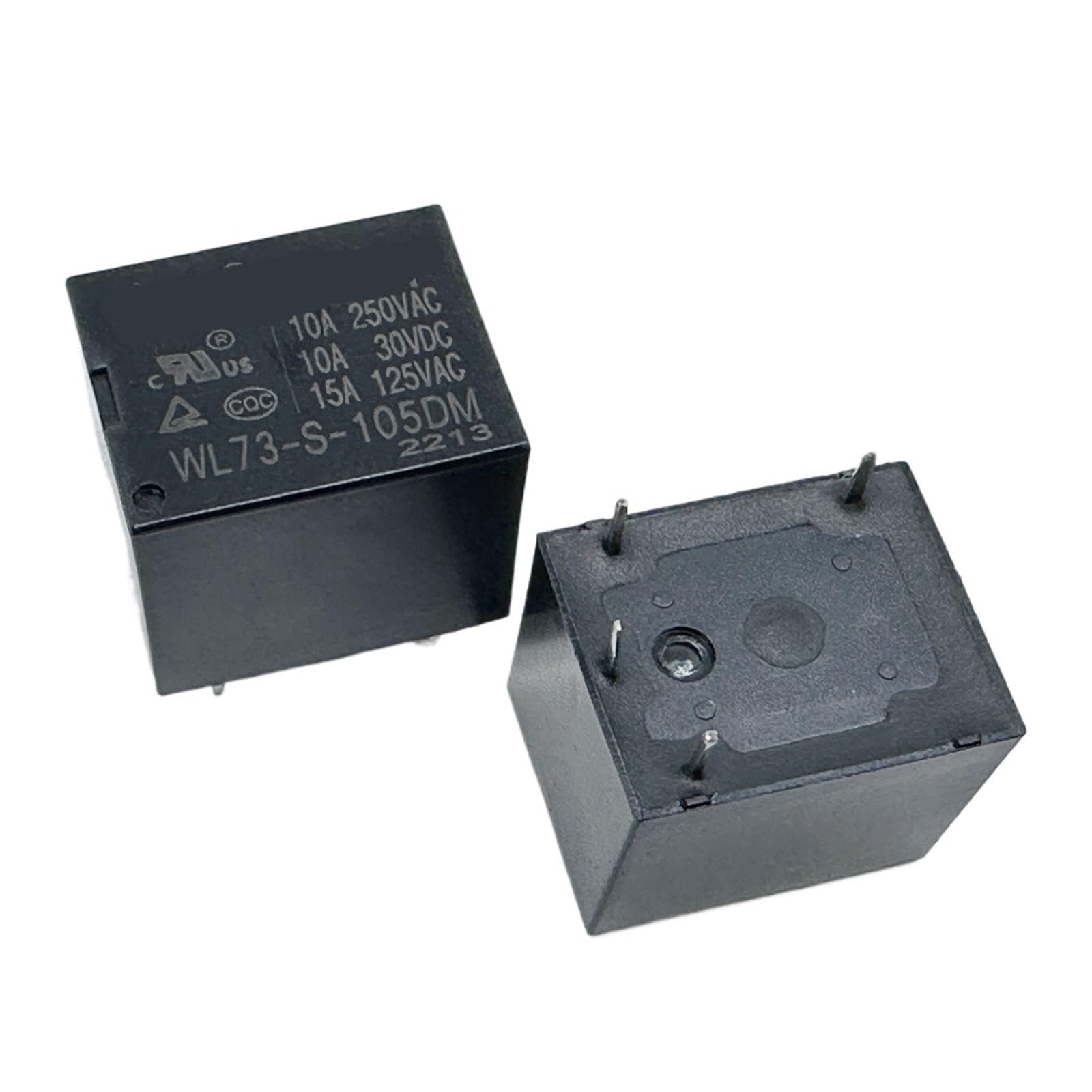 PKNVKZIDK 1pc WL73-S-105DM 5V-10A (T73A-12V-15A/10A) Relay 4pins
