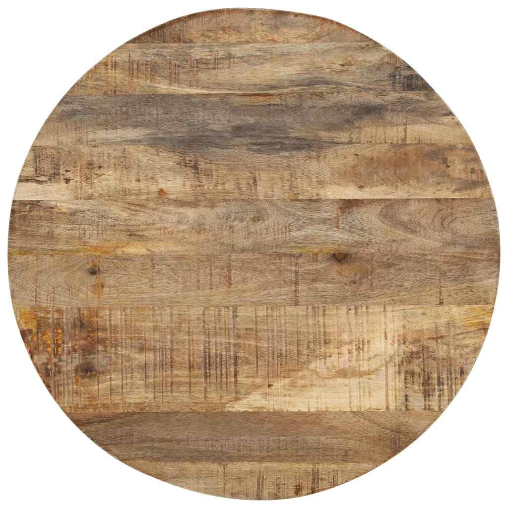3 tavolini in legno di mango grezzo con ferro verniciato a polvere, 3 misure, 60 x 45 cm, 50 x 40 cm, 40 x 34 cm, impilabili, per soggiorno, vintage, industriale, scandinavo