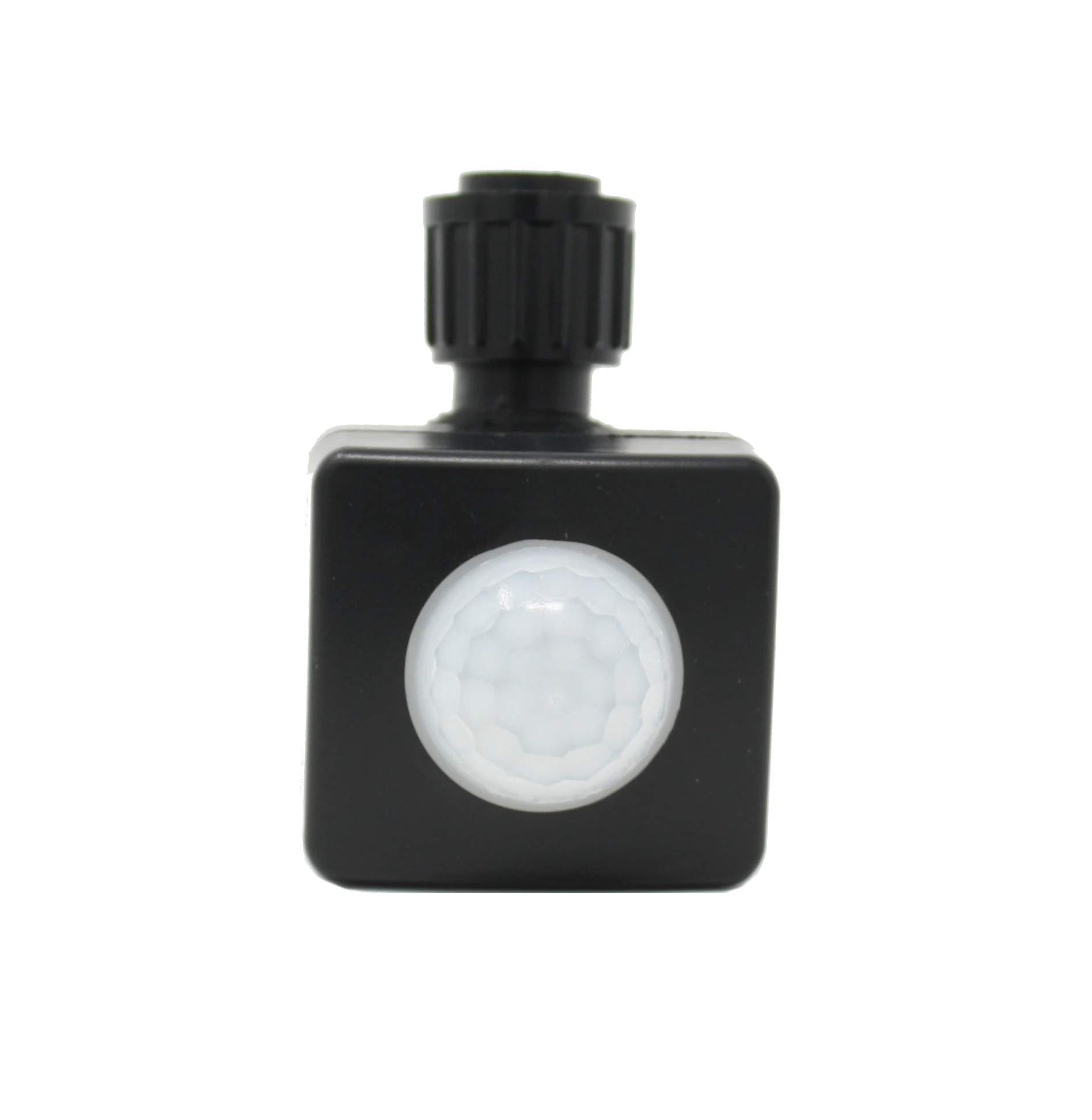 Outdoor Light Black LED Floodlight PIR Sensor IP44 LyvEco 9759B