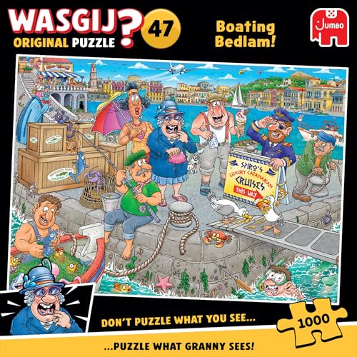 Wasgij Original 47 - Boating Bedlam - 1000 Piece Adults Jigsaw Puzzle