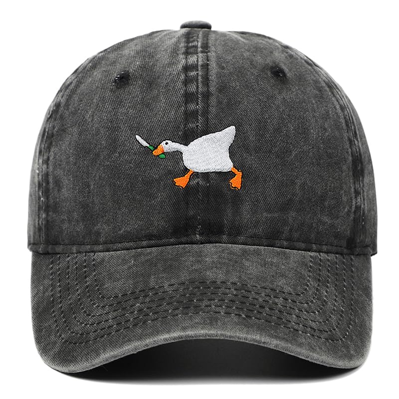 Casquette baseball vintage oie coton pour corriger un style trop fade