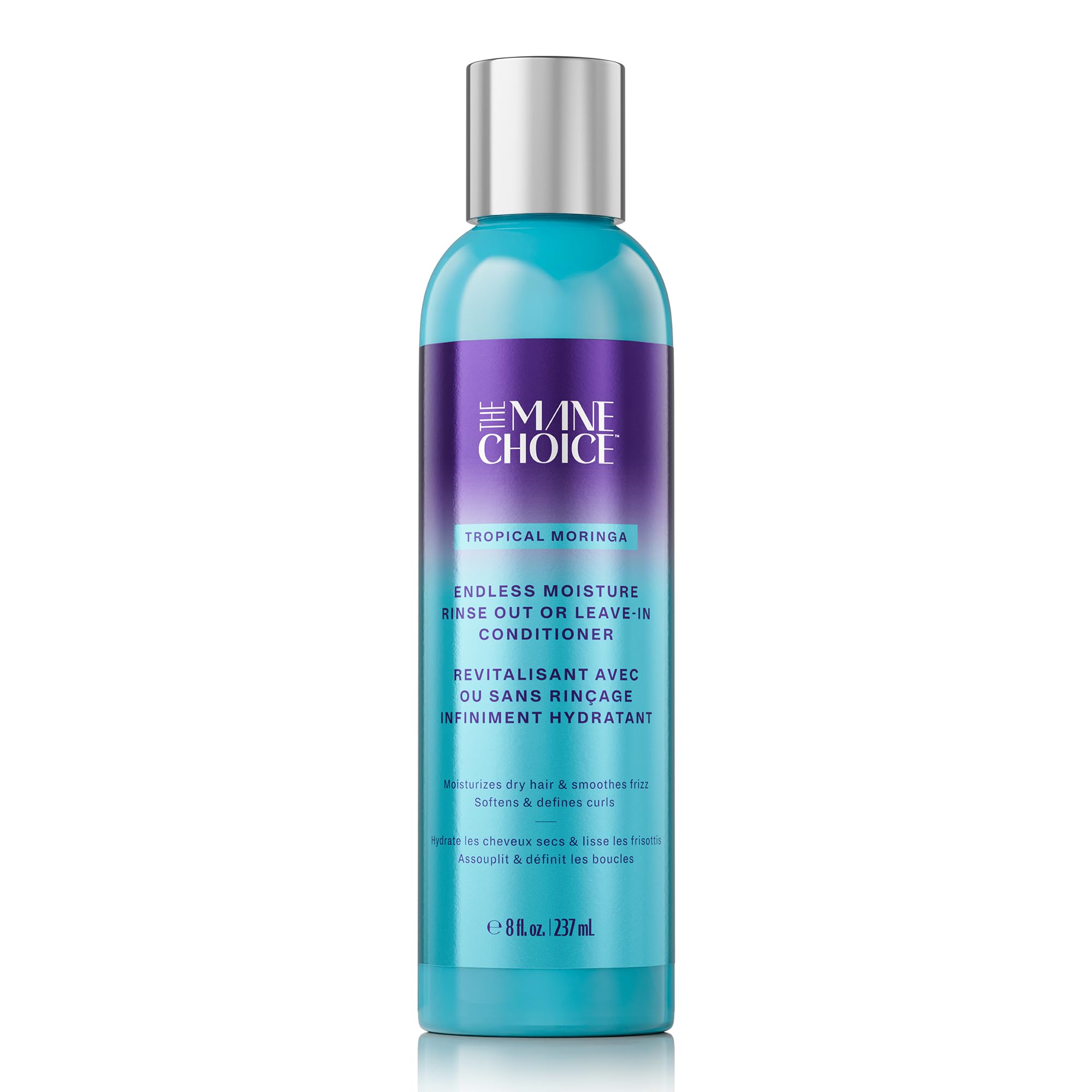 The Mane Choice Tropical Moringa Sweet Oil & Honey Endless Moisture Rinse Out or Leave In Conditioner, Detangles, Softens & Nourishes Dry, Brittle Hair, Helps Reduce Breakage & Smooth Frizz, 8 Oz