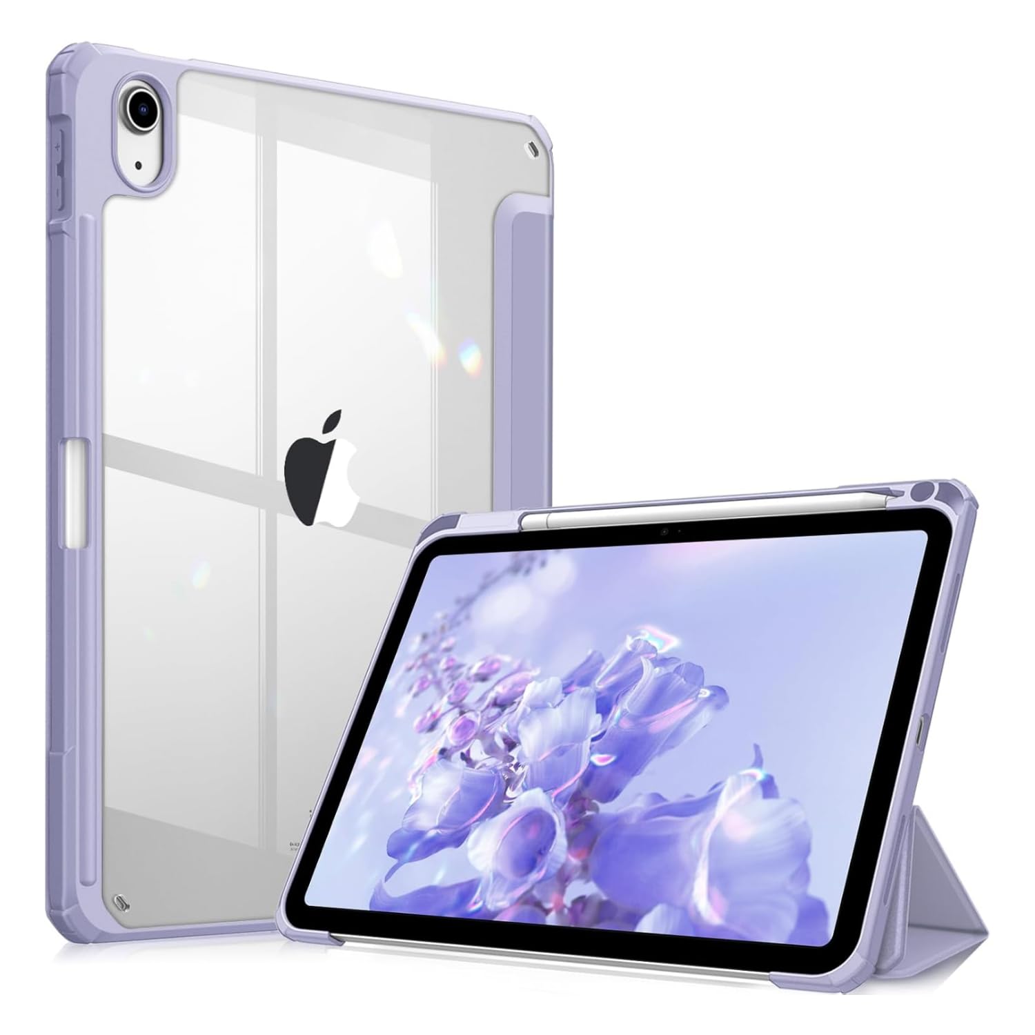 Sponsored Ad - MOCA iPad (A16) 11th Generation 11 Inch 202510th Generation Case 2022, iPad 10.9 Inch Case with Clear Transparent Back and TPU Shockproof Frame Cover (ipad 10th Gen 10.9 2022, Lilac Purple)