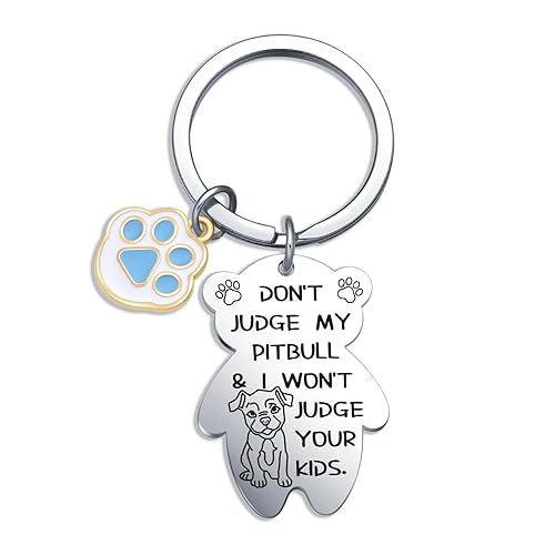 Best Pitbull Mom Ever Gifts Pitbull Dog Jewelry Pitbull Keyring