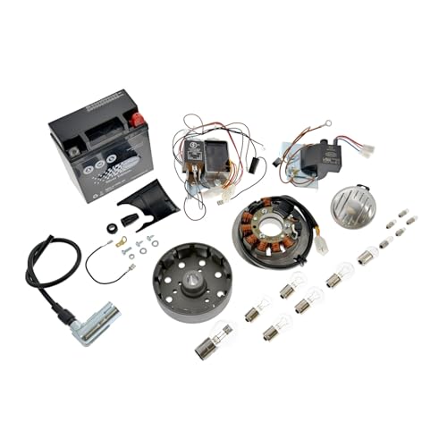 Simson Vape Zündanlage M-G S51 Komplett Set mit wartungsfreie 12V 5Ah  Batterie (incl. 7,50 EUR Batteriepfand), Hupe, Kugellampen : Amazon.de:  Auto & Motorrad