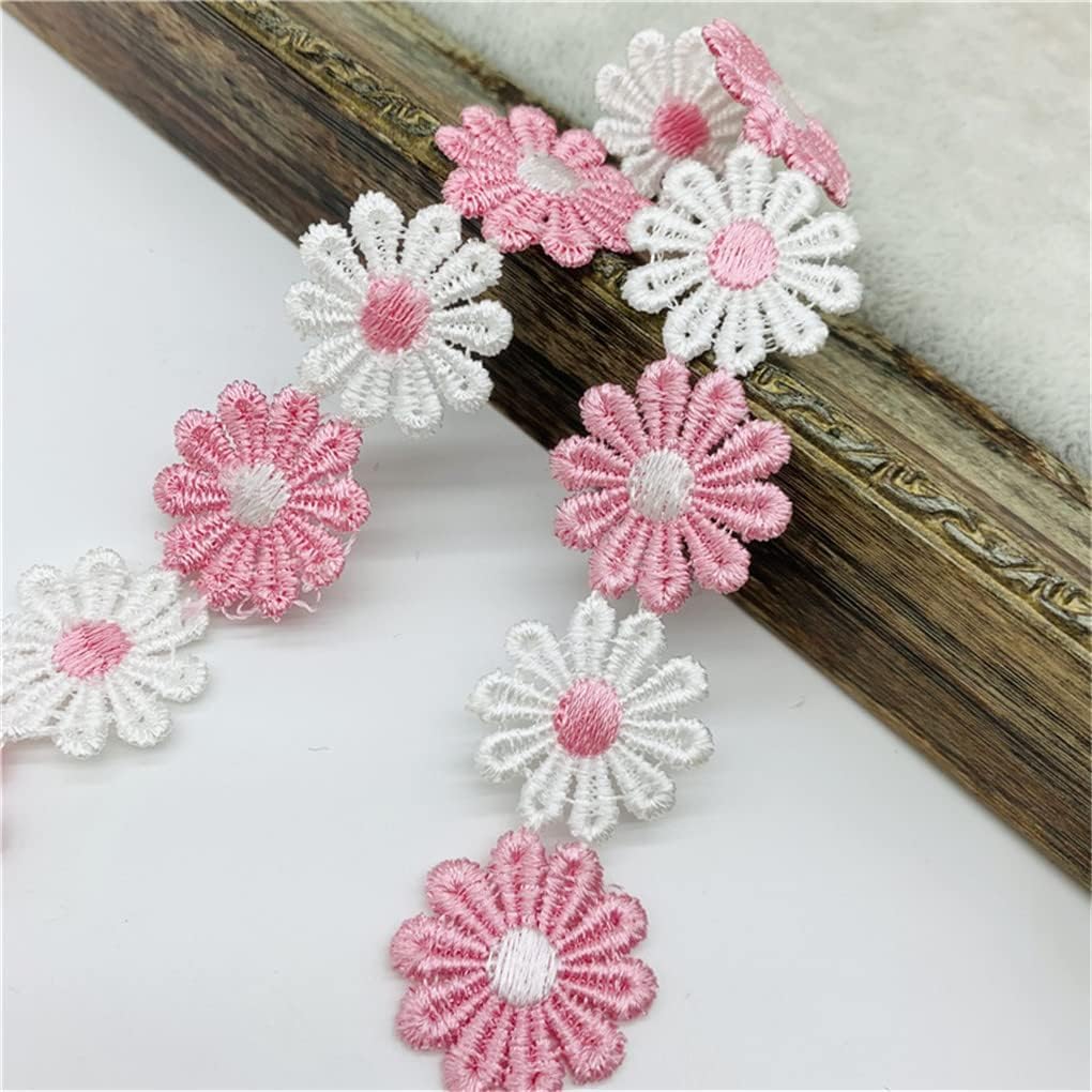Spitzenband, 1 Yard 25 Mm Gänseblümchen-Spitzenbesatz