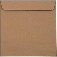 Vista 346 de LUXPaper Sobres de invitación cuadrados Despegar y prensar 8 x 8 pulgadas Natural Texto de 70 libras 50